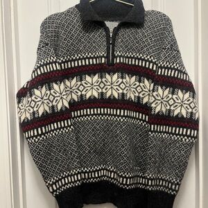 Vintage Wool Nordic Sweater